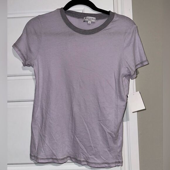 Michael Stars NWT Colleen Ringer Tee in amethyst size XS - Picture 3 of 6